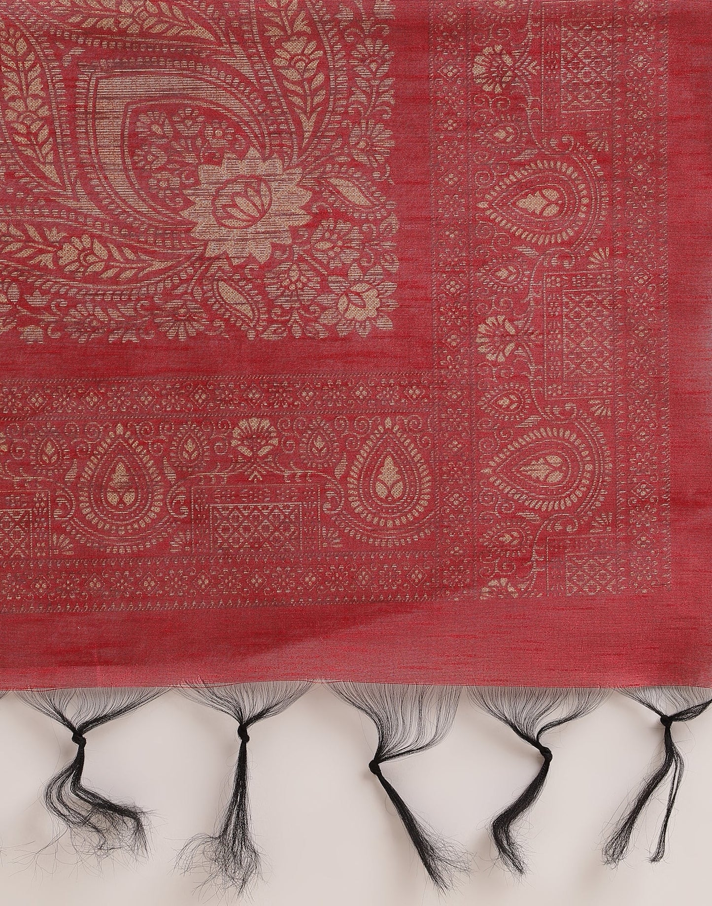 Black Silk Digital Printed Saree