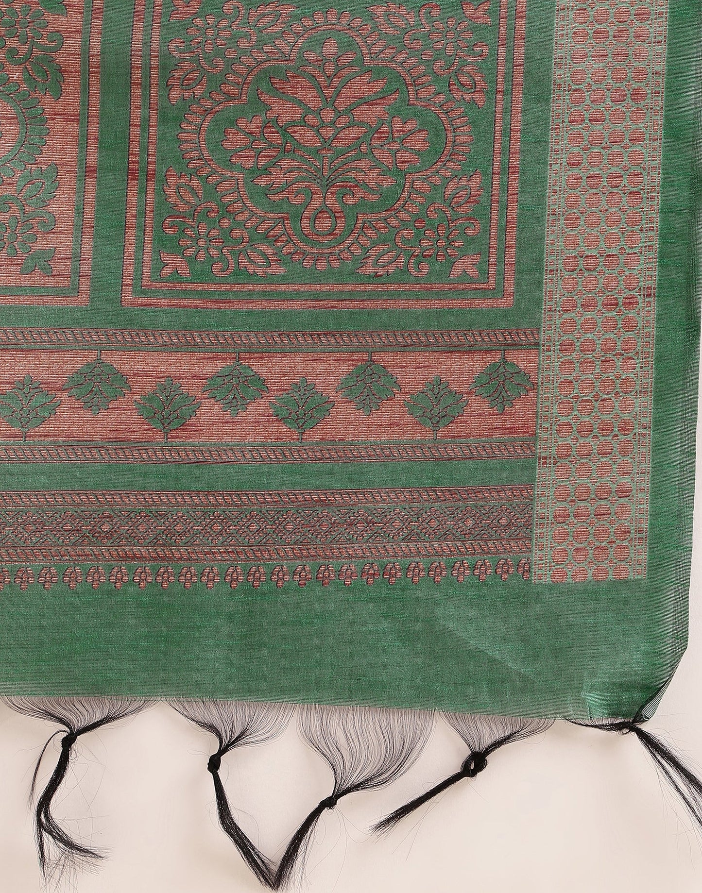 Pink Silk Digital Printed Saree