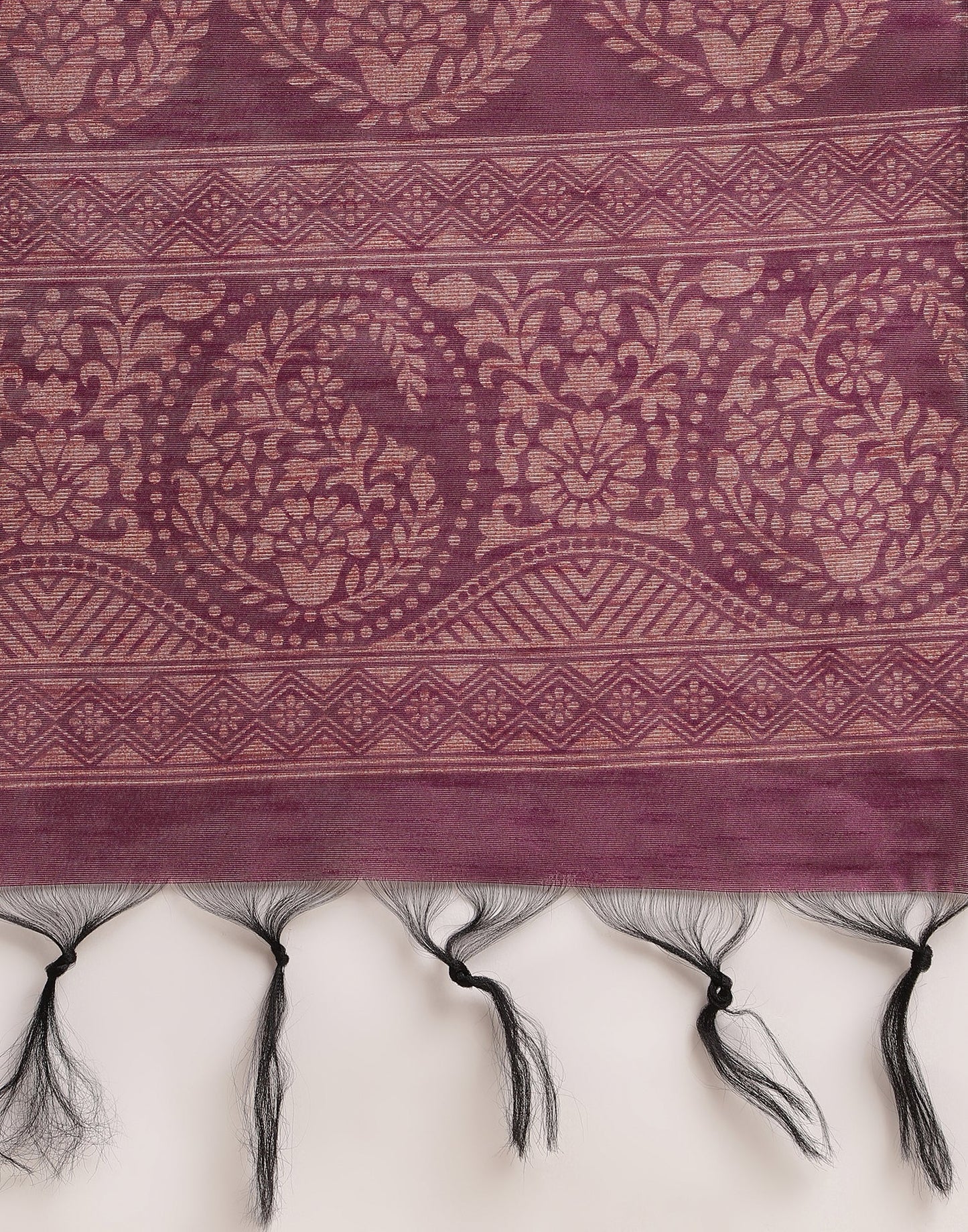 Grey Silk Digital Printed Saree