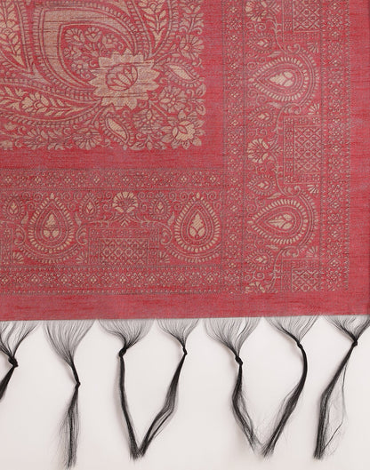 Black Silk Digital Printed Saree