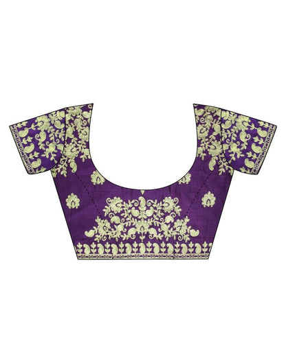 Light Pink Plain Silk Saree