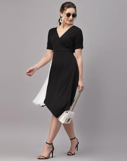 Black And White Colour Block Dress | Sudathi