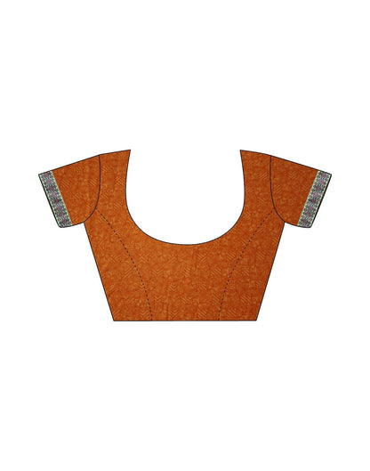 Light Green Floral Printed Georgette Saree | Leemboodi