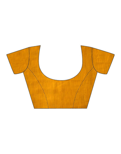 Brown Tassel Printed Cotton Saree | Sudathi