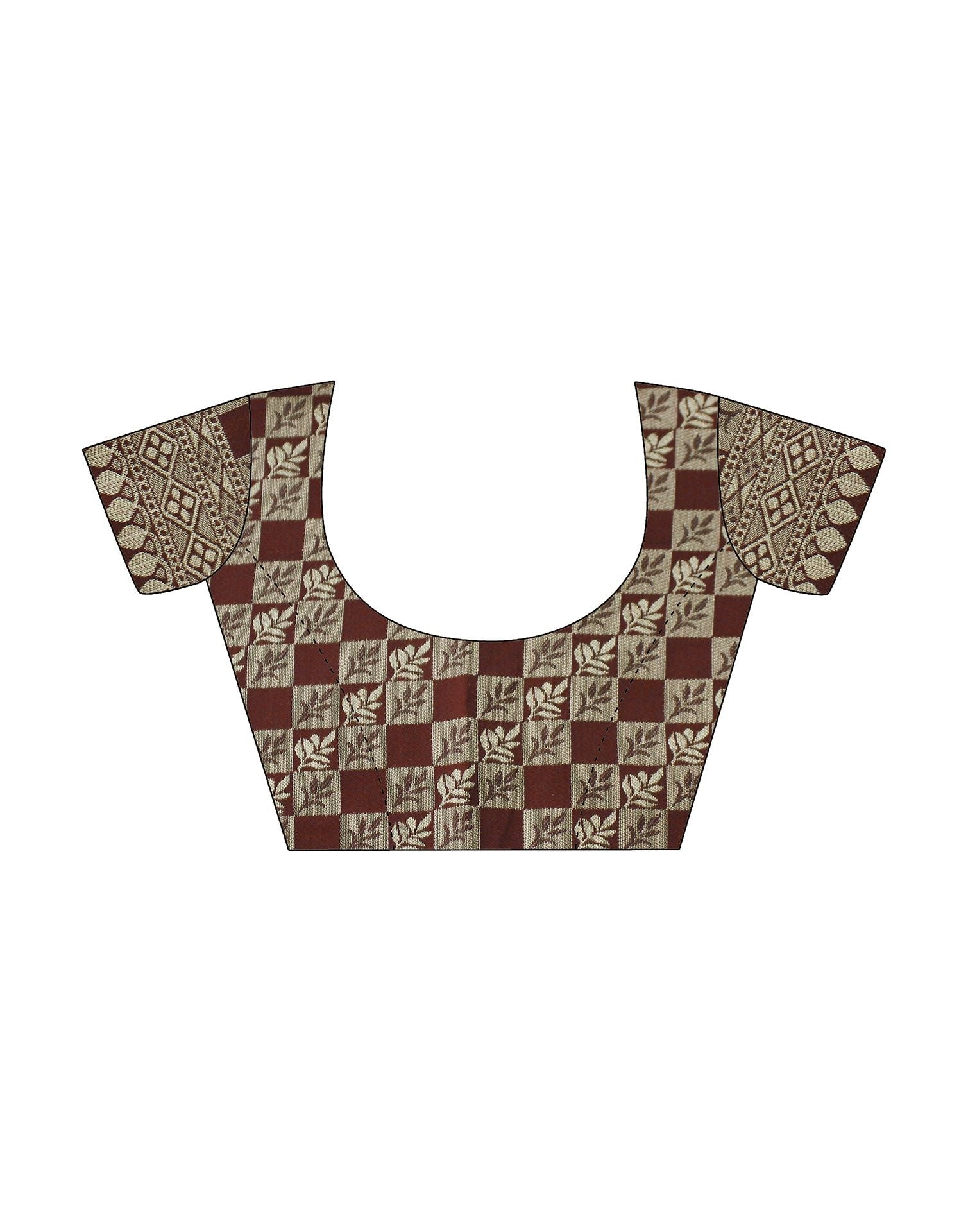 Maroon Embroidery Banarasi Silk Saree | Sudathi