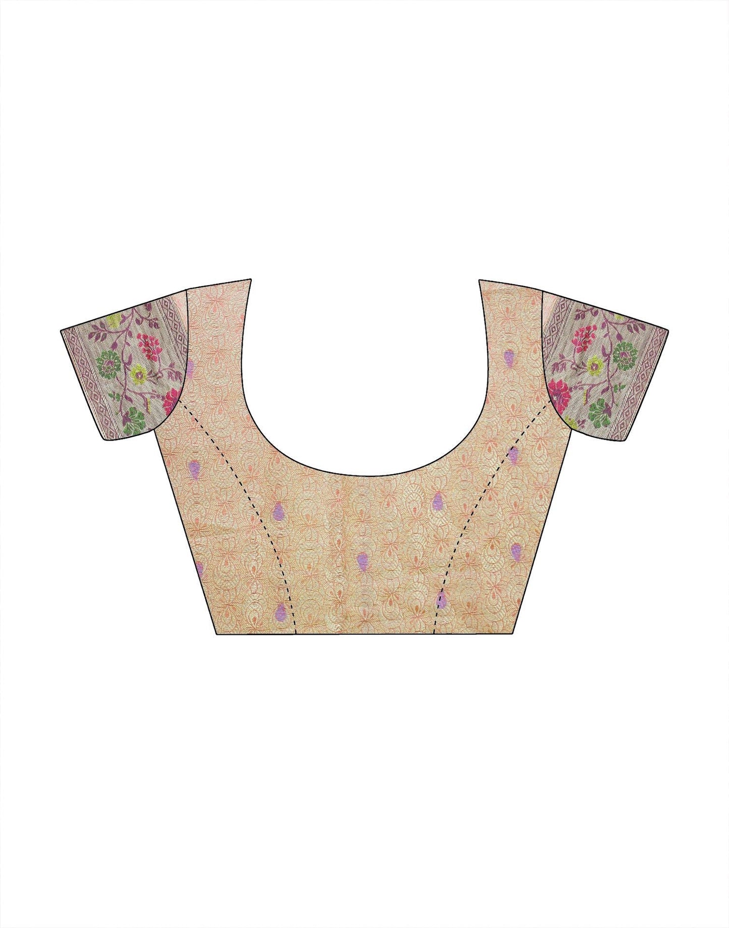 Orange Woven Banarasi Organza Saree | Leemboodi