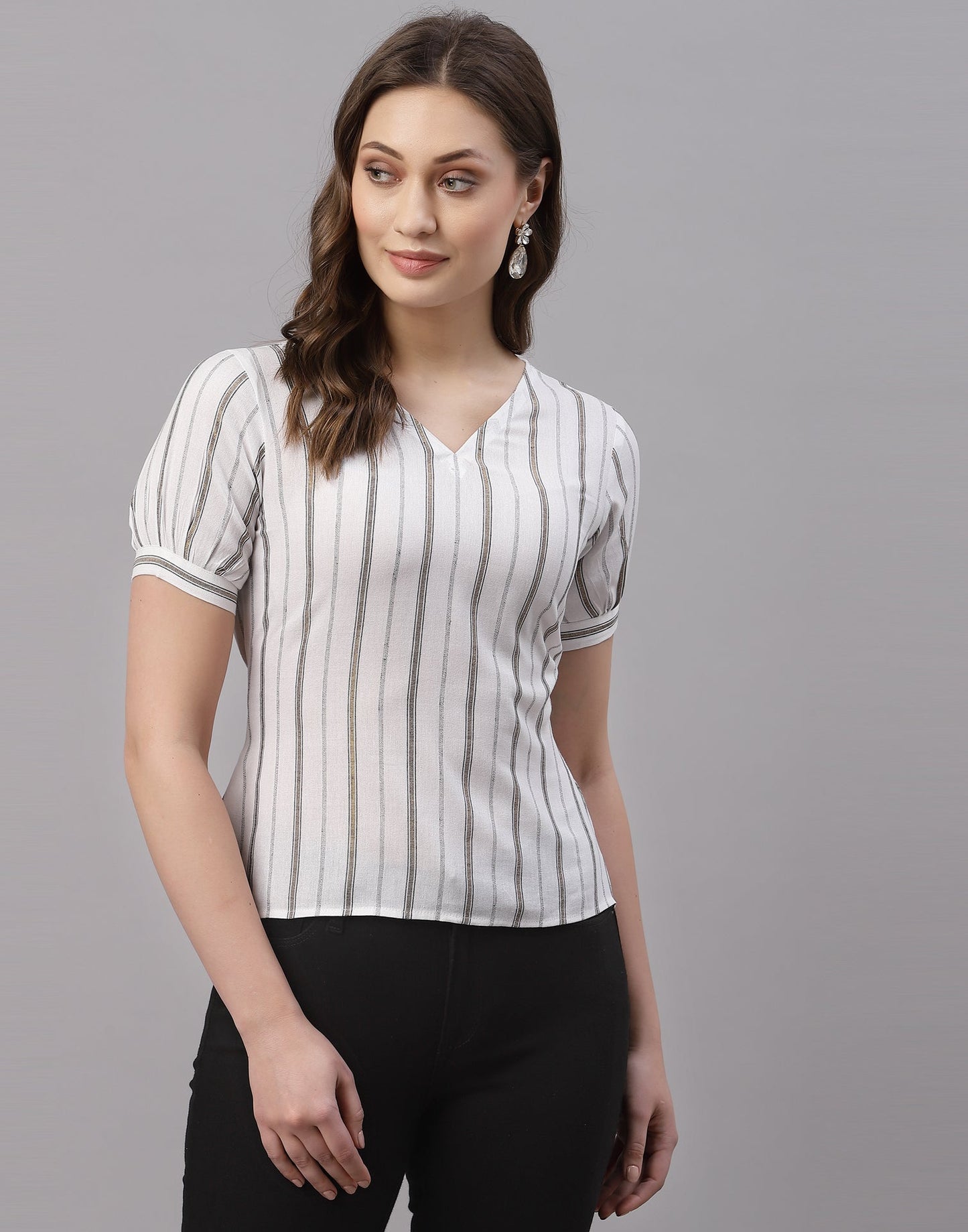White Woven Top | Sudathi