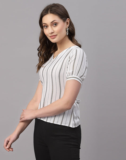 White Woven Top | Sudathi