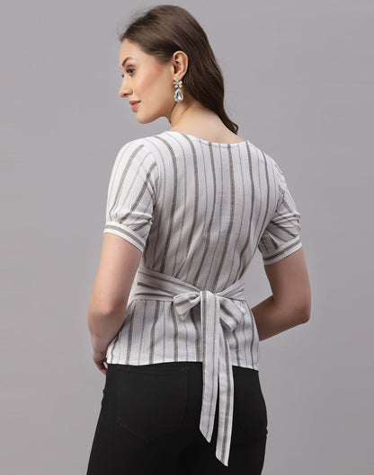 White Woven Top | Sudathi