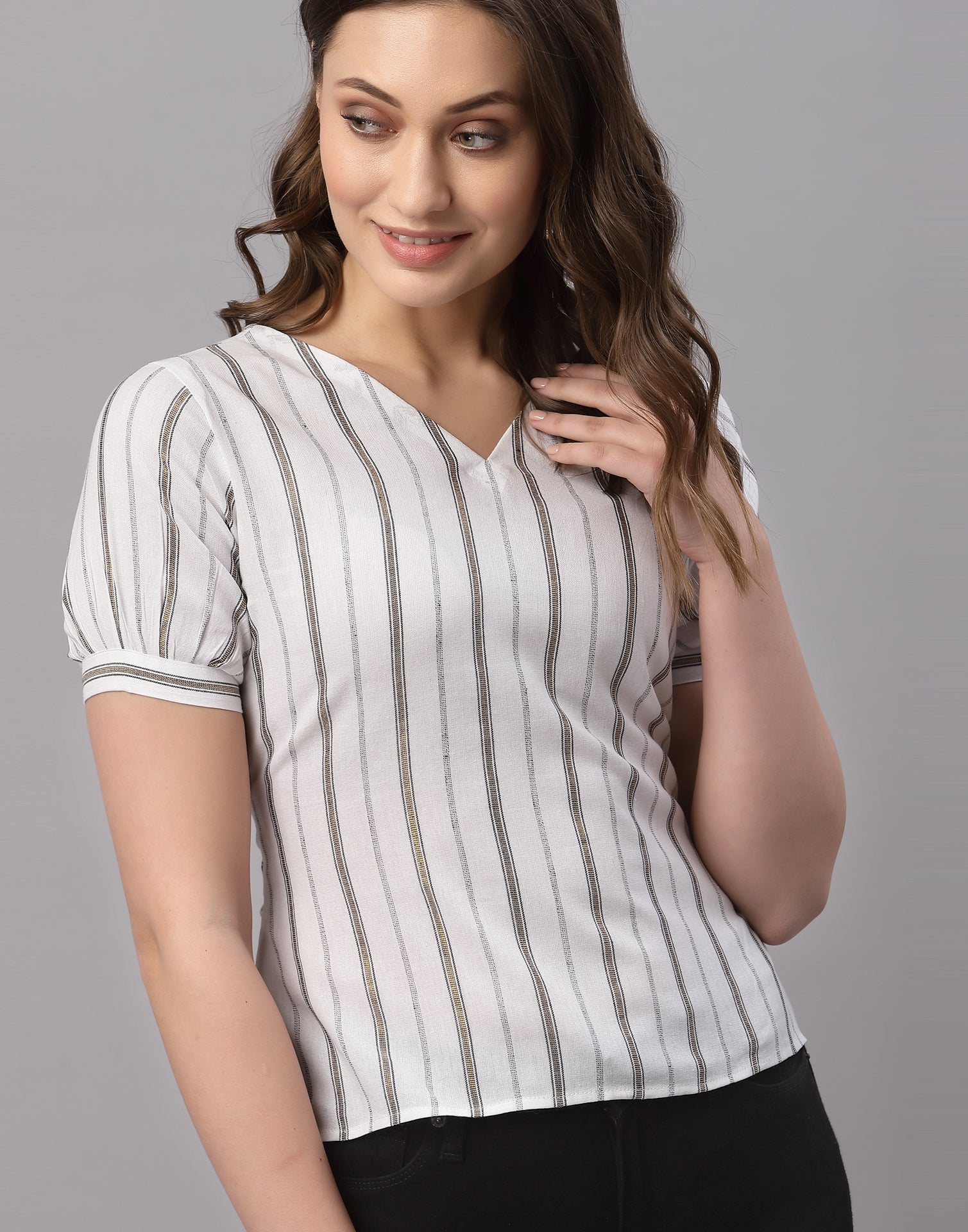 White Woven Top | Sudathi