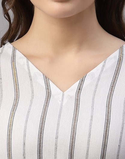 White Woven Top | Sudathi