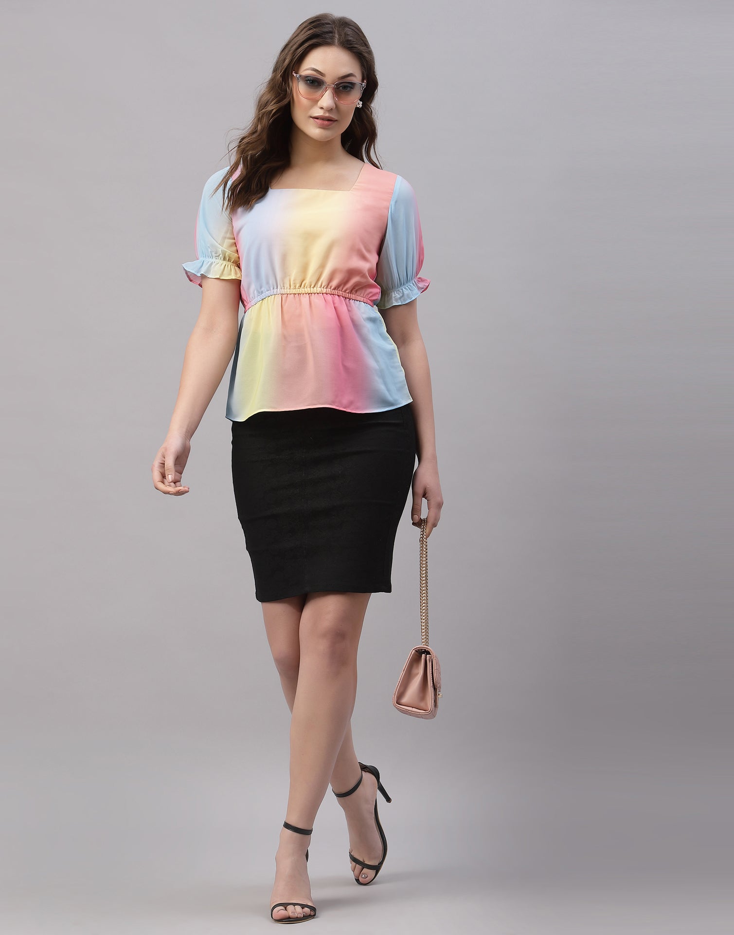 Multicolour Rainbow Top | Sudathi