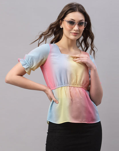 Multicolour Rainbow Top | Sudathi