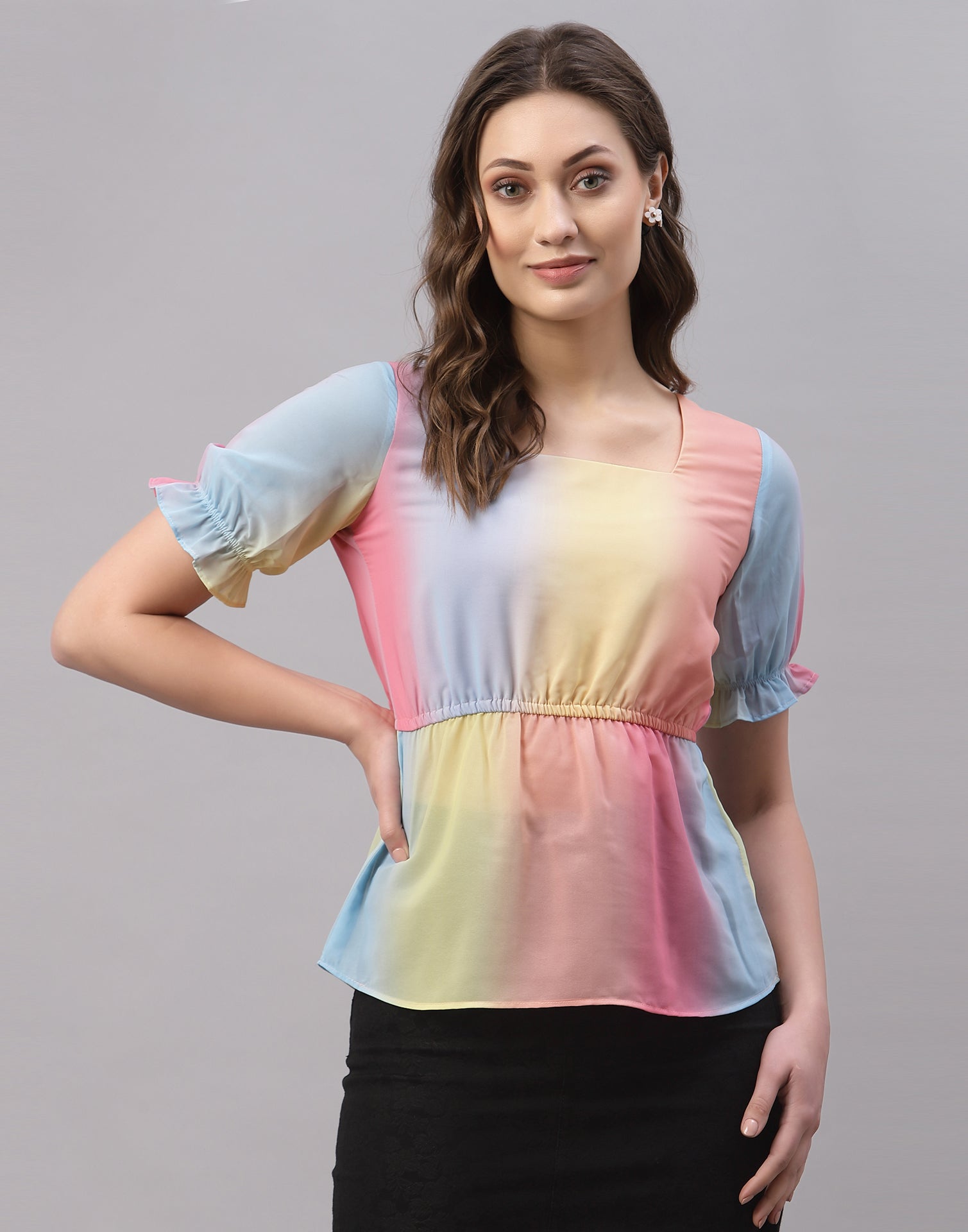 Multicolour Rainbow Top | Sudathi