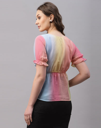 Multicolour Rainbow Top | Sudathi