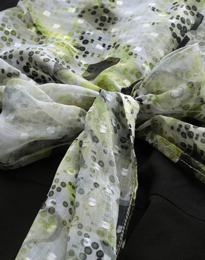 Green And Black Knoted Top | Sudathi