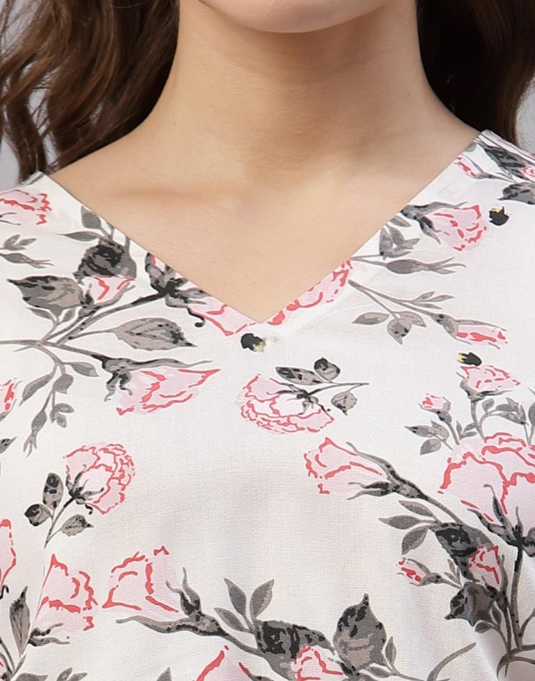 White Crop Smocked Top | Sudathi
