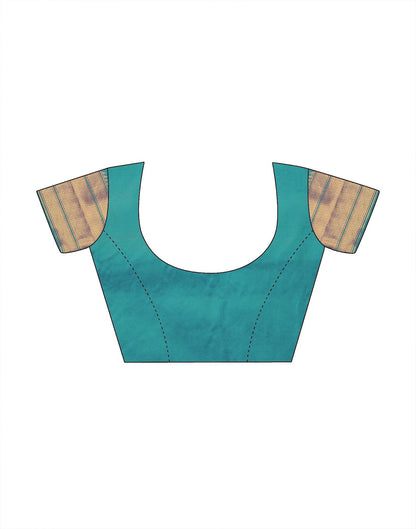 Green Woven Kanjivaram Silk Saree | Leemboodi