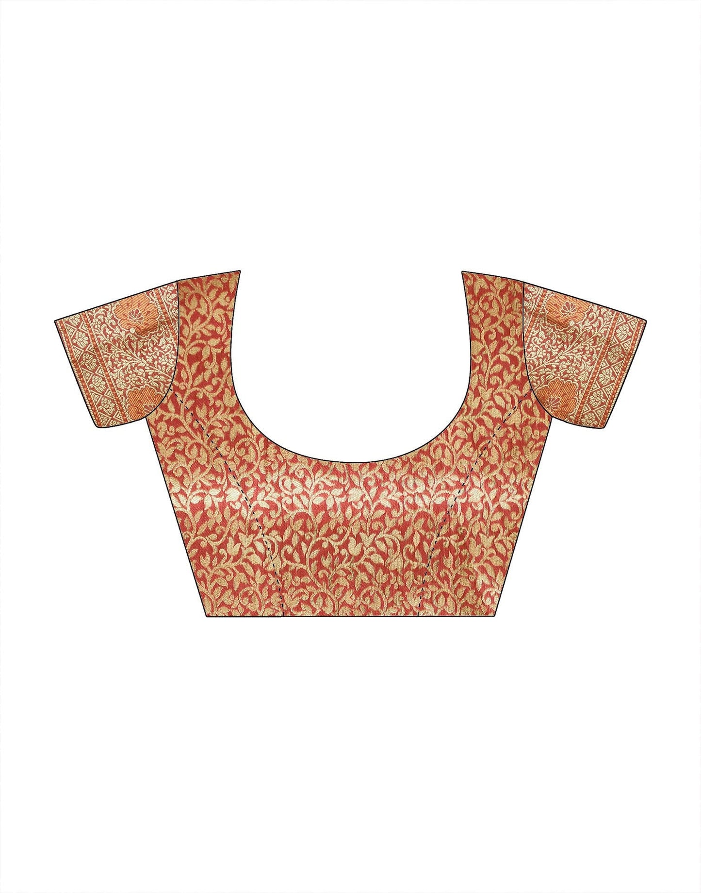 Teal Blue Organza Banarasi Saree | Leemboodi