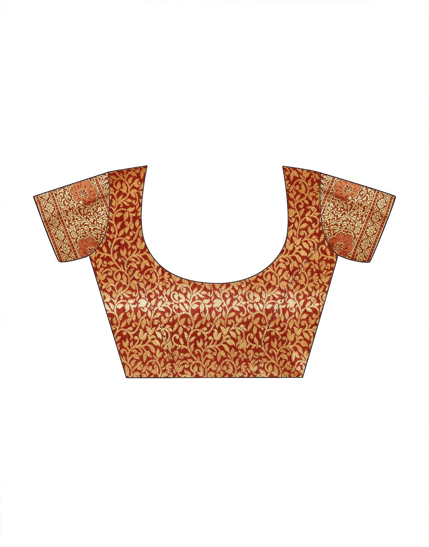 Olive Green Organza Banarasi Saree | Leemboodi