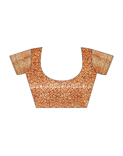 Rani Pink Organza Banarasi Saree | Leemboodi