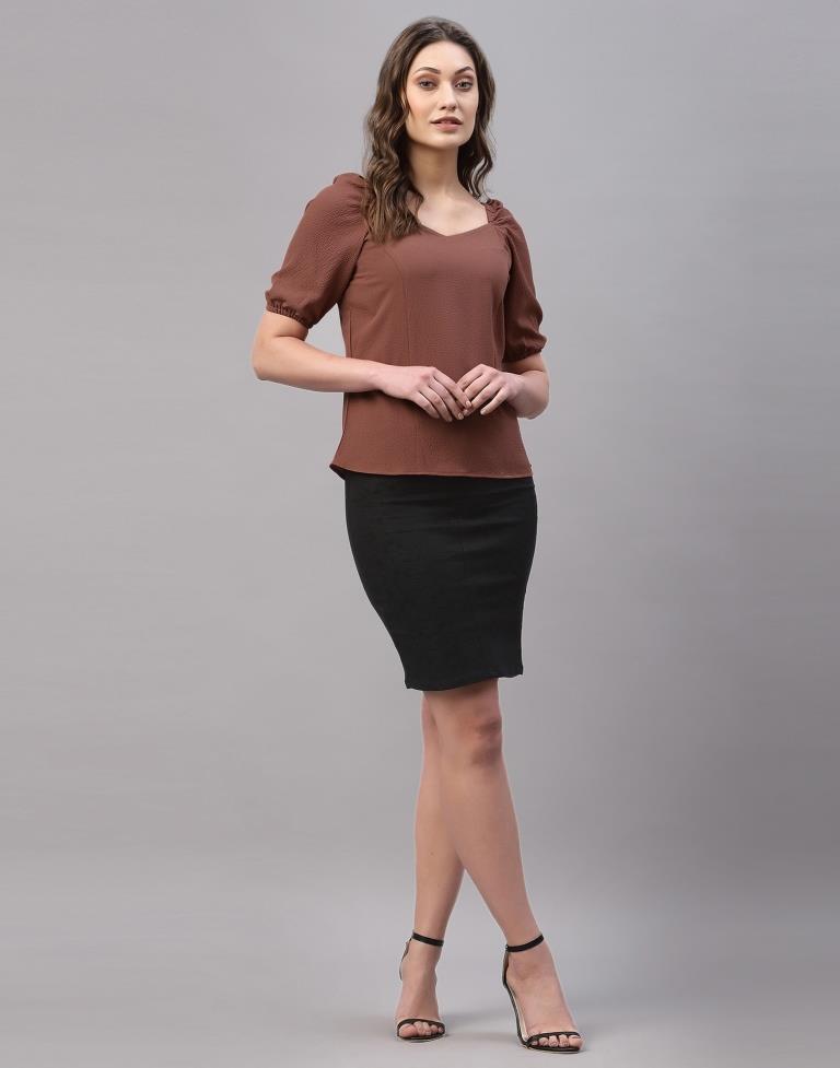Blush Puff Sleeve Top | Sudathi