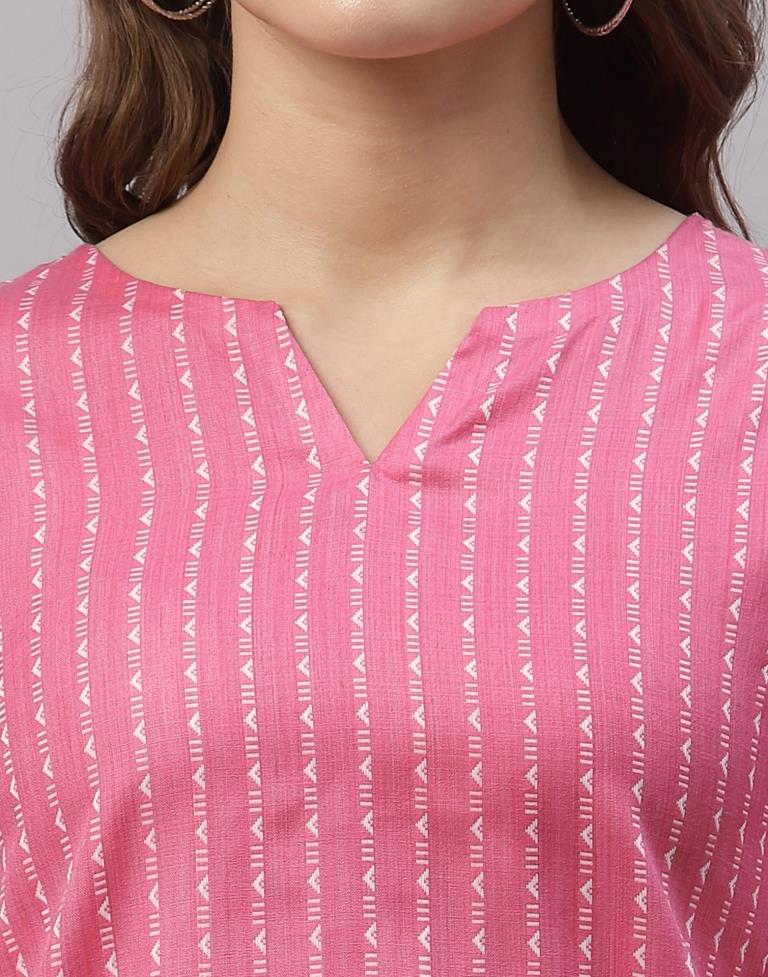 Baby Pink Woven Top | Sudathi