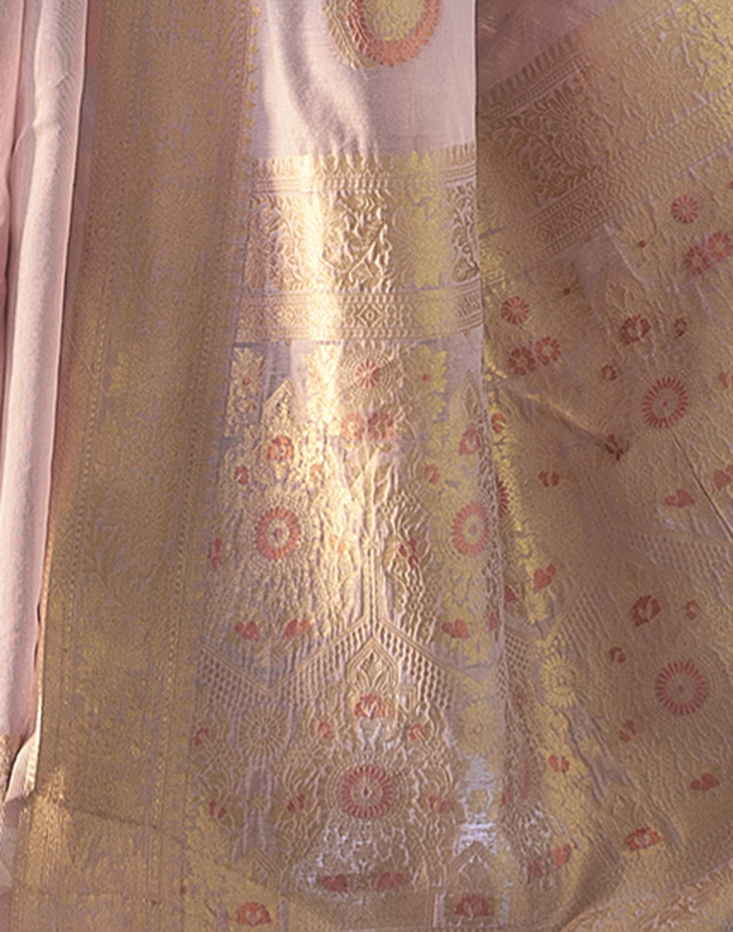 Light Purple Cotton Banarasi Saree | Leemboodi