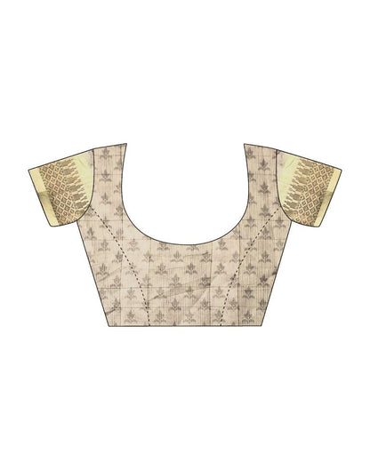 Pink Printed Cotton Saree