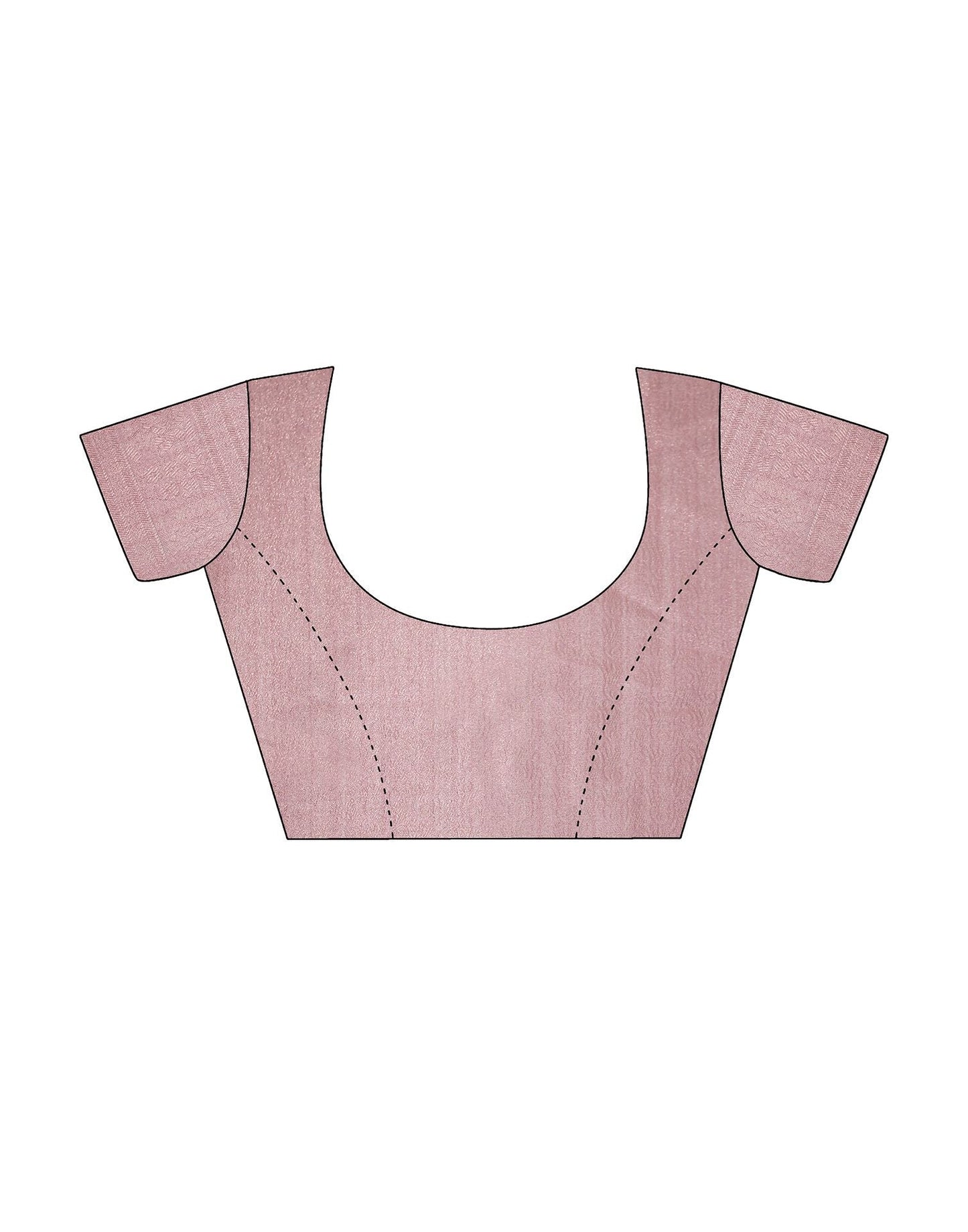 Dusy Pink Silk Digital Printed Saree With Tassel | Leemboodi