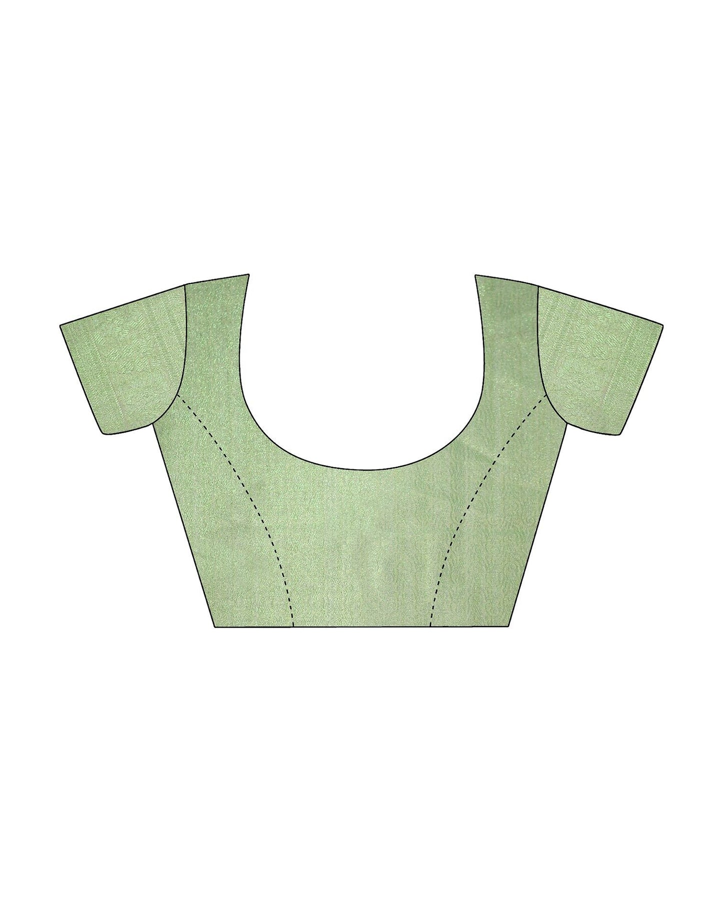 Pista Green Silk Digital Printed Saree With Tassel | Leemboodi