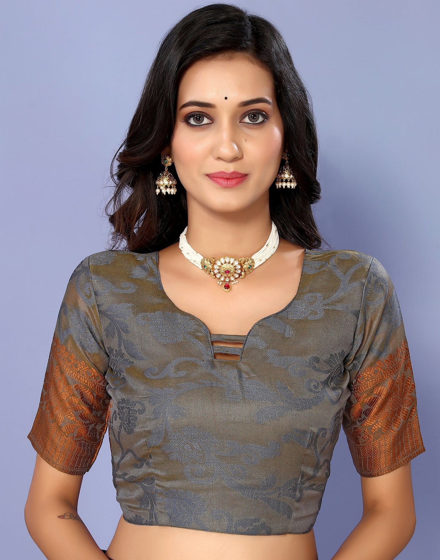 Pink Cotton Weaving Saree