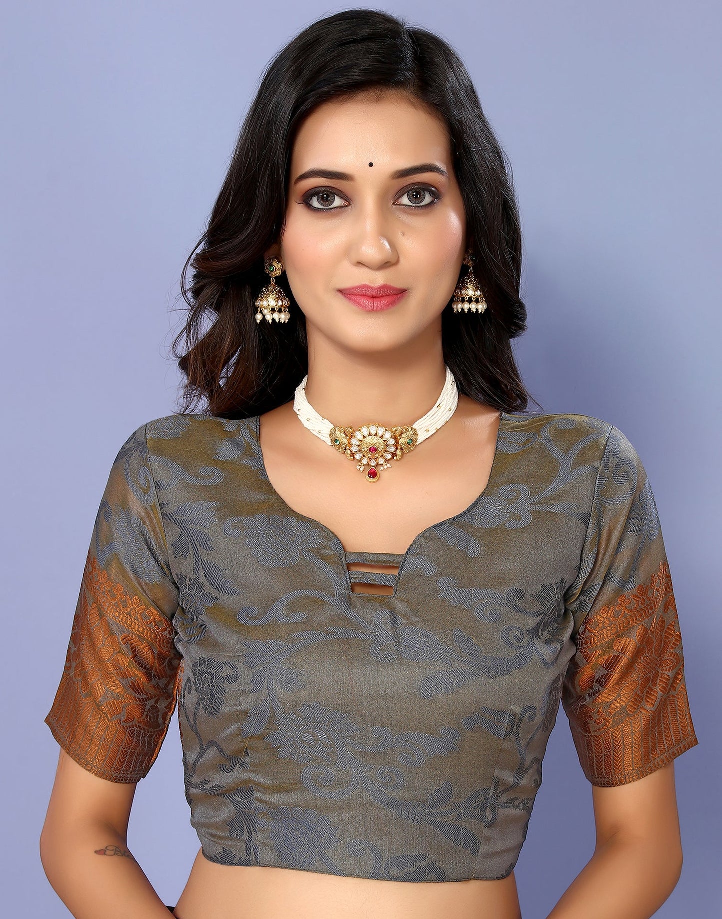 Mustard Yellow Cotton Weaving Saree