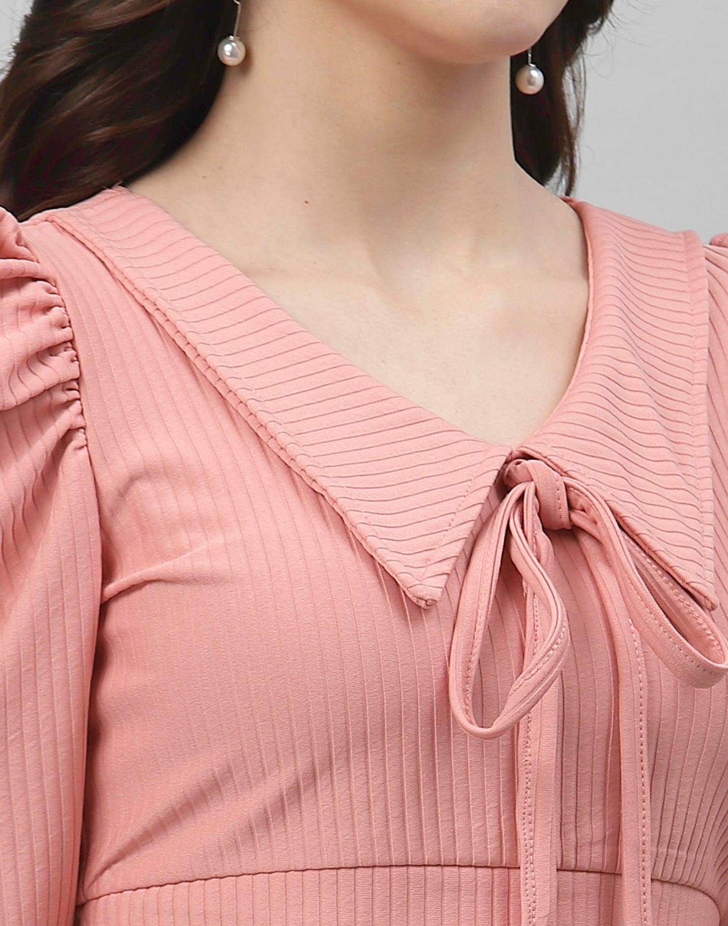 Light Pink Drawstring Top | Sudathi