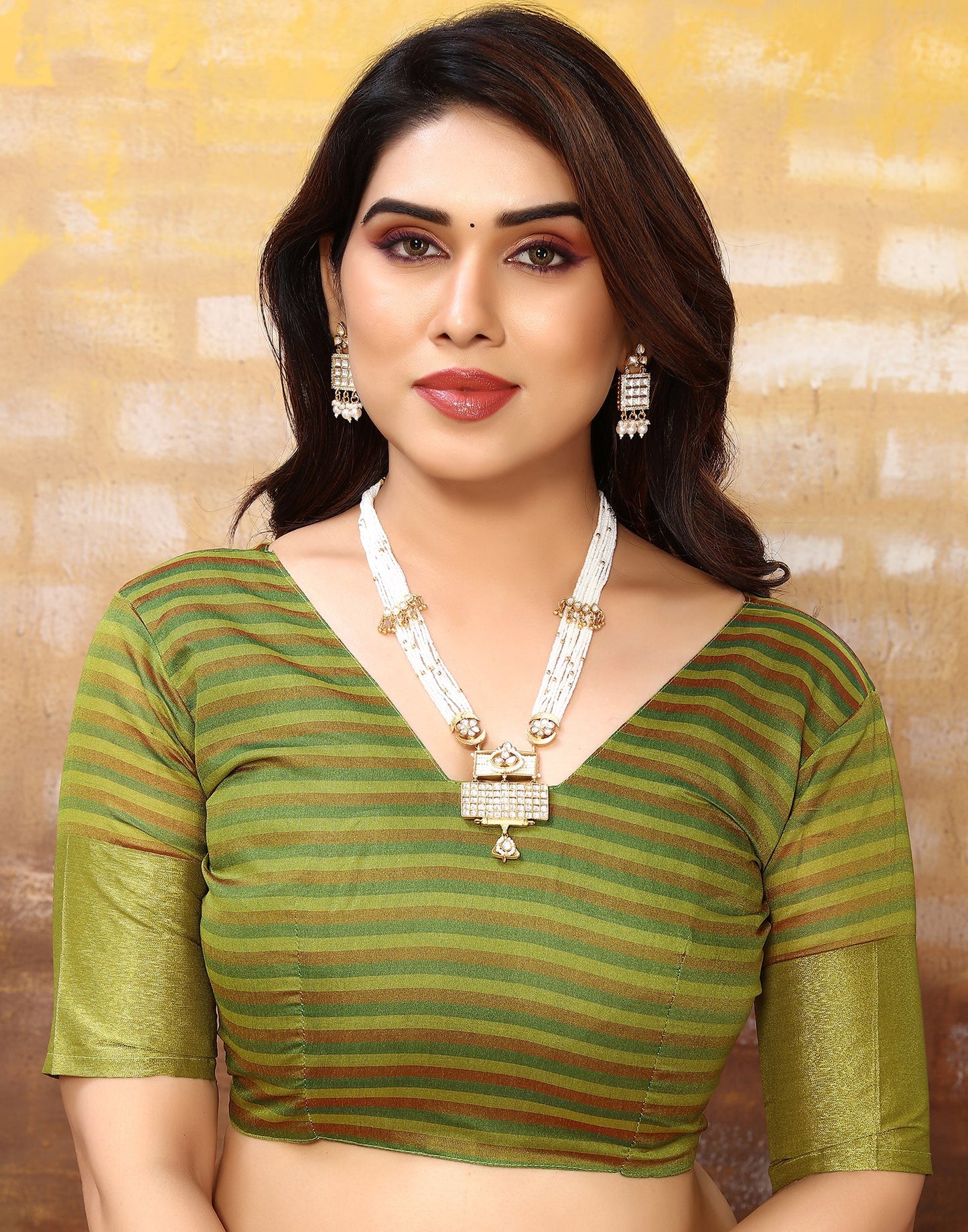 Green Silk Self Woven Saree