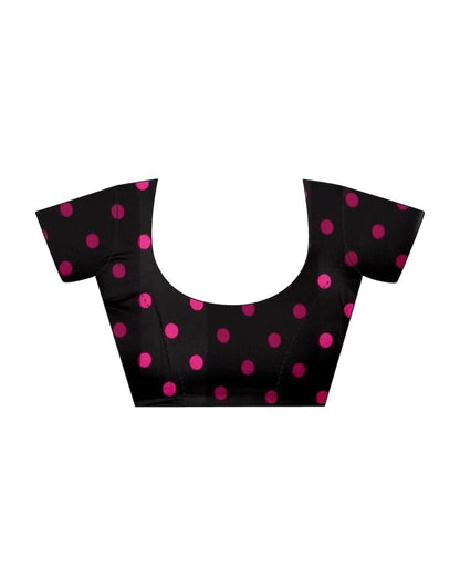 Pink Printed Chiffon Saree