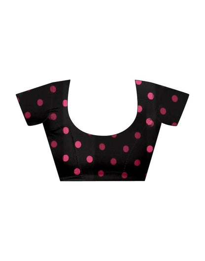 Light Pink Printed Chiffon Saree