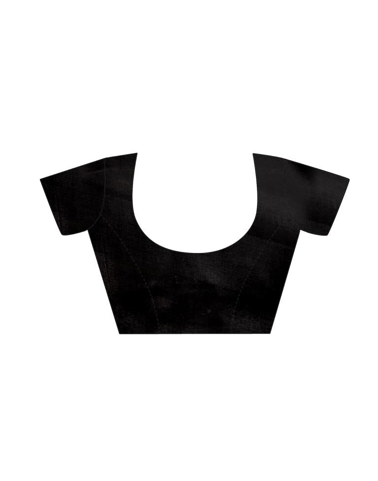 Green Printed Chiffon Saree