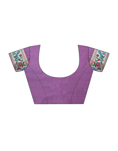 Pink Silk Weaving Banarasi Saree With Tassel | Leemboodi