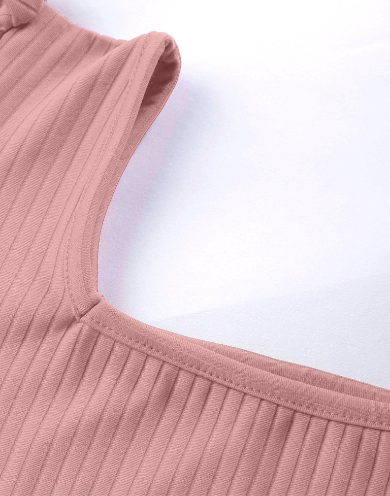 Light Pink Knitted Top | Sudathi