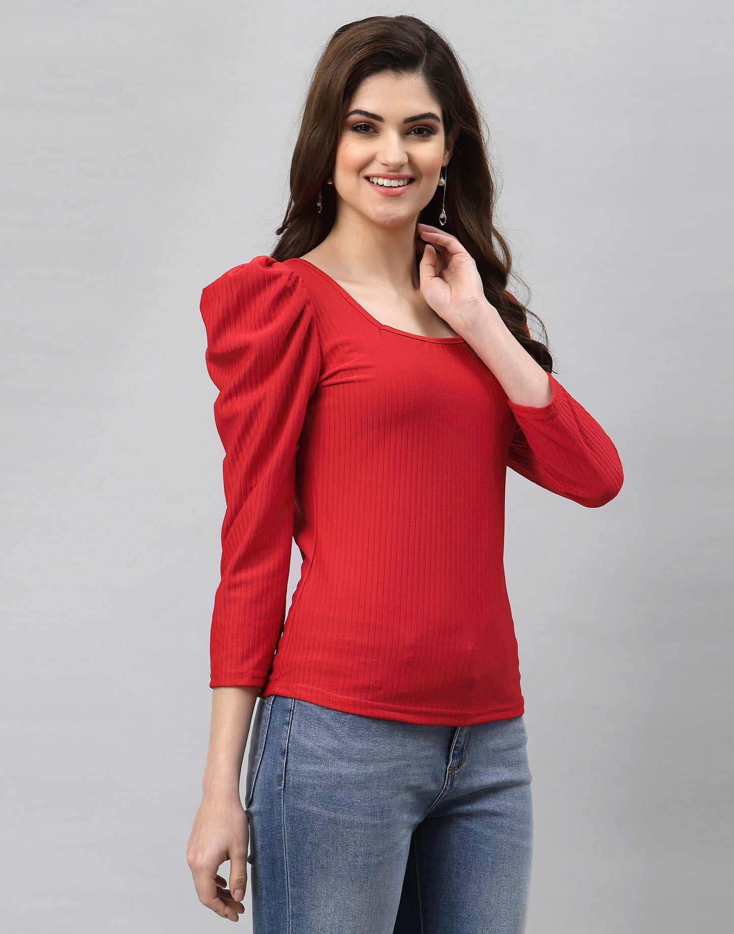 Red Knitted Top | Sudathi