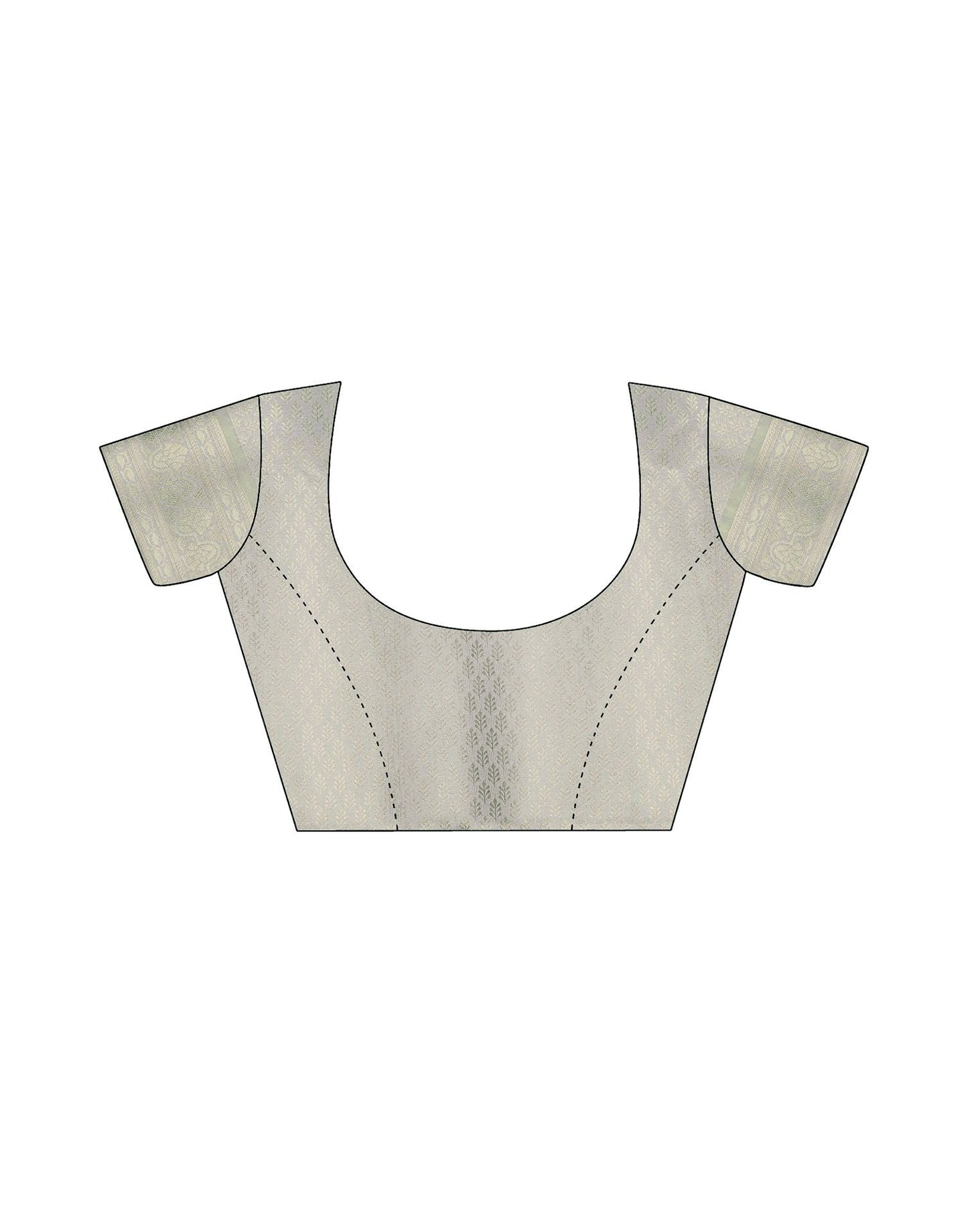 White Silk Weaving Kanjivaram Saree | Leemboodi