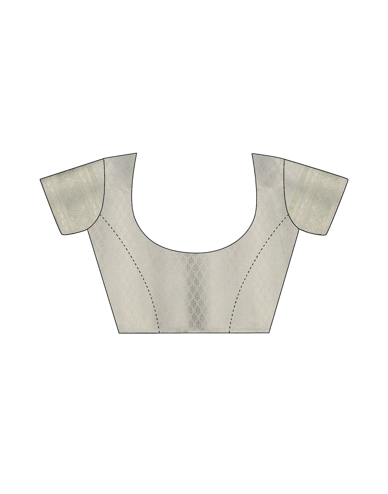 Pista Green Silk Weaving Kanjivaram Saree | Leemboodi