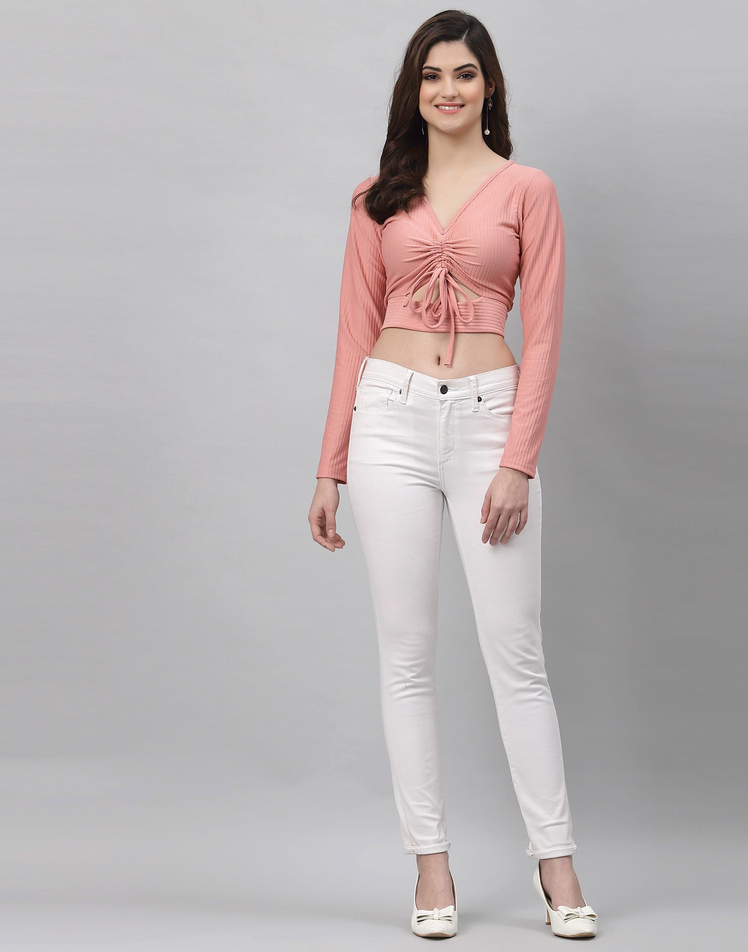 Light Pink Cutout Top | Sudathi