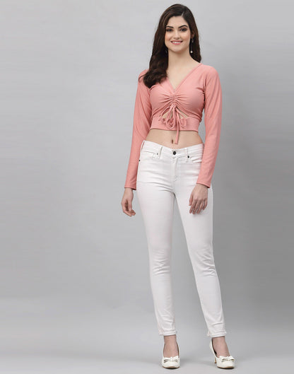 Light Pink Cutout Top | Sudathi