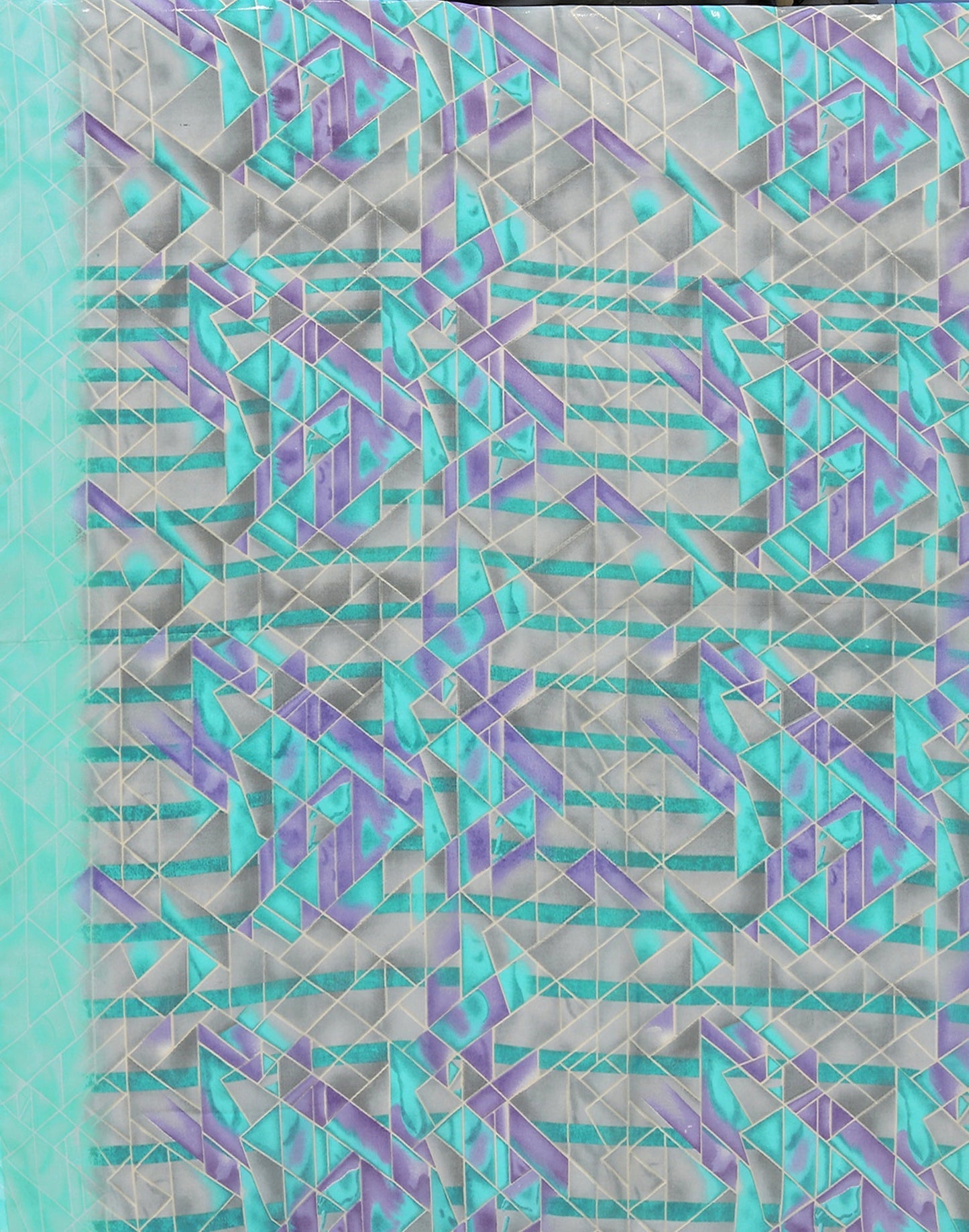 Turquoise Georgette Floral Printed Saree | Sudathi