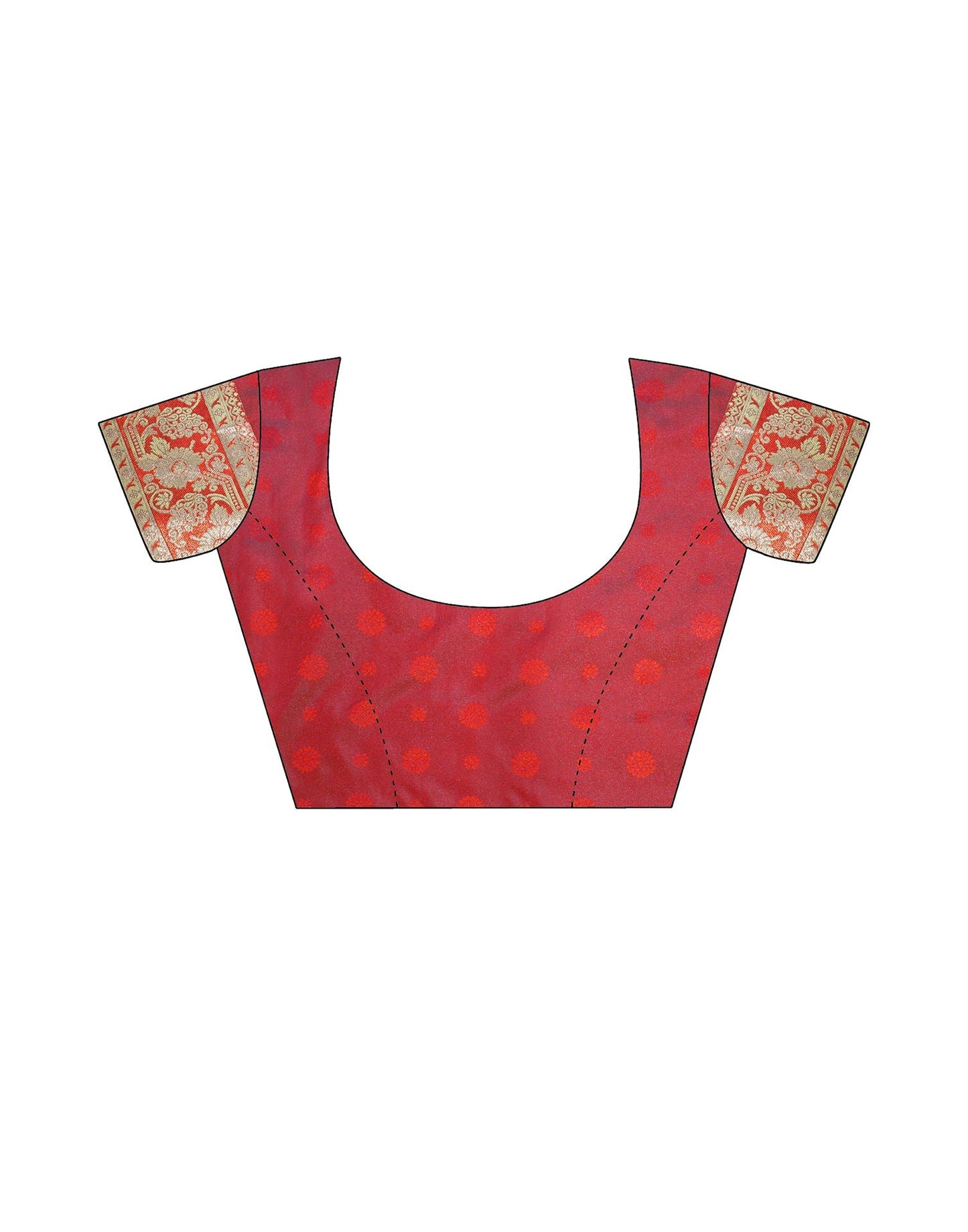 Red Silk Kanjivaram Weaving Saree | Leemboodi