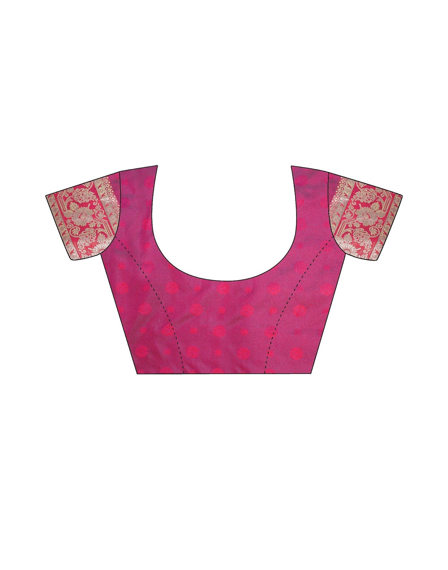 Pink Silk Kanjivaram Weaving Saree | Leemboodi