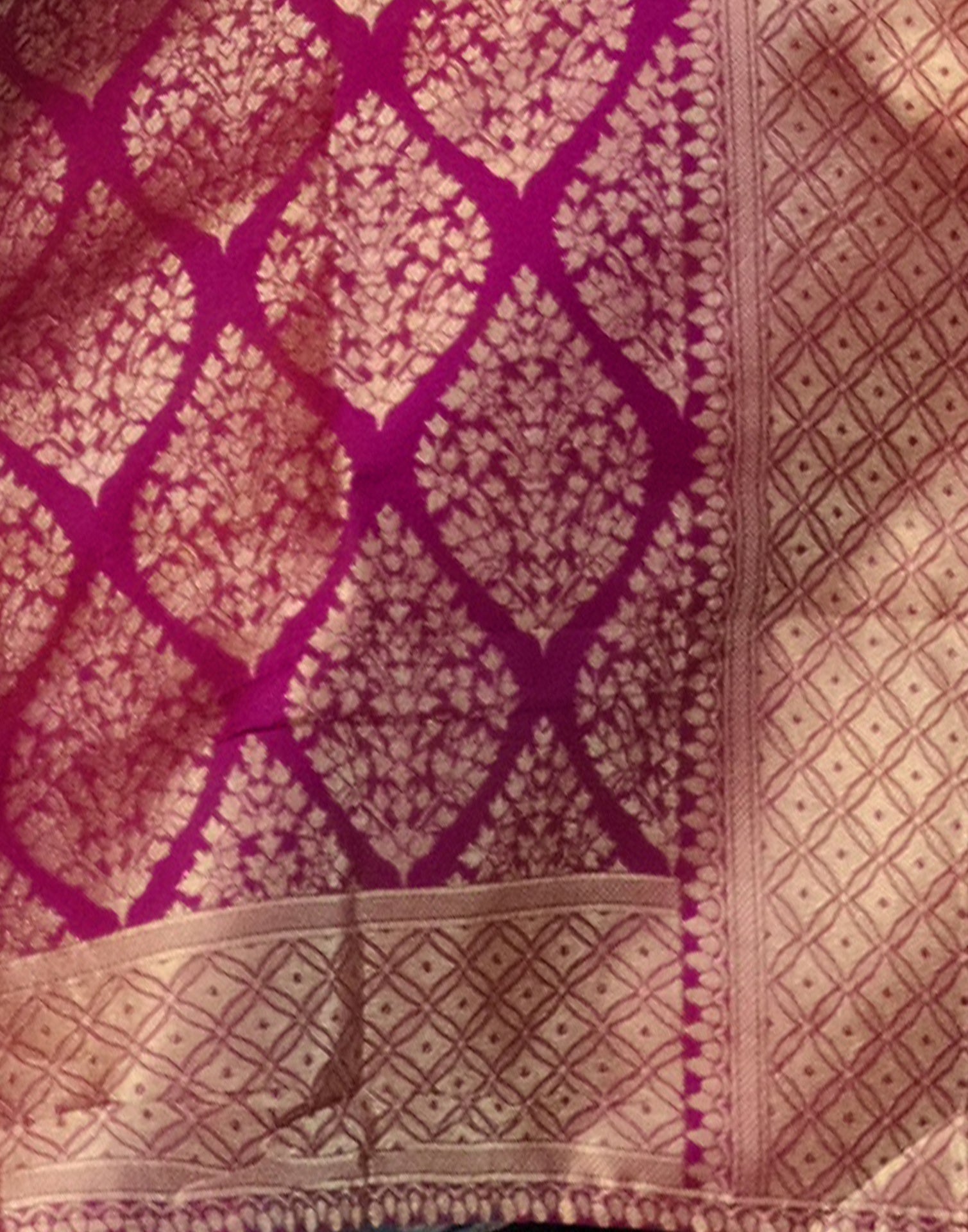 Sky Blue Silk Banarasi Weaving Pre-draped Saree | Leemboodi