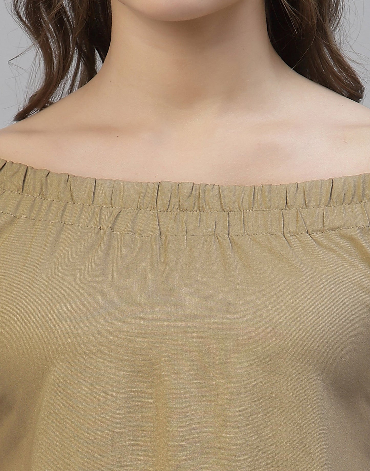 Beige Off shoulder Top | Sudathi
